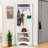 Modern Corner Coat Rack with Shoe Bench & Storage-1564157215