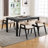 Mid-Century Modern Dining Chairs, Linen Upholstered Kitchen Dining Room Chairs Curved Backrest Dining Chairs With Wood Legs(Set Of 2)-1489500731-1489500728