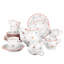 Tasse à thé et soucoupe en porcelaine bohémienne Waltz