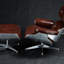 Fauteuil inclinable pivotant de 33,86 po en aluminium