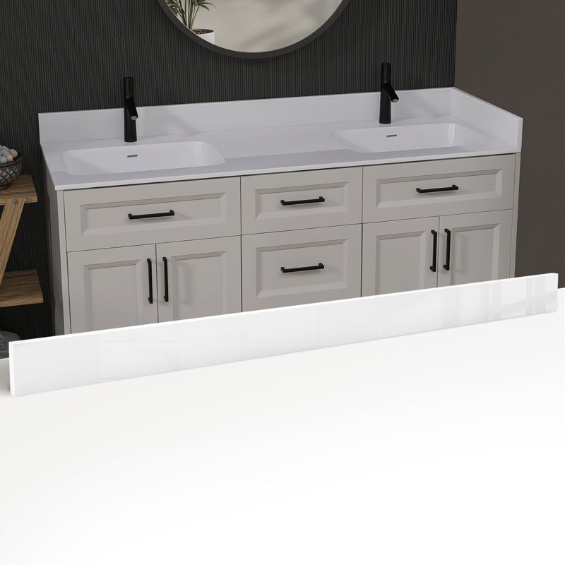 72 po X P 4 po Dosseret de salle de bain H
