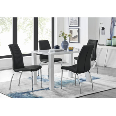 Chowchilla Dining Set with 4 Chairs