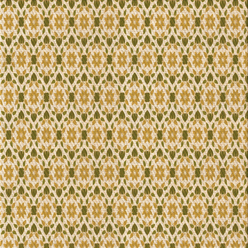 Floral Indoor Rug, Square 7'