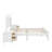 Wood Platform Bed And Two Nightstands-284842248