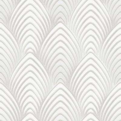 Orquidia Galerie Utopia Geometric Arch Array Lustre Finish Wallpaper Roll 10m x 53cm