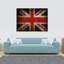 Union Jack Retro Flag - Wrapped Canvas Print-894975842