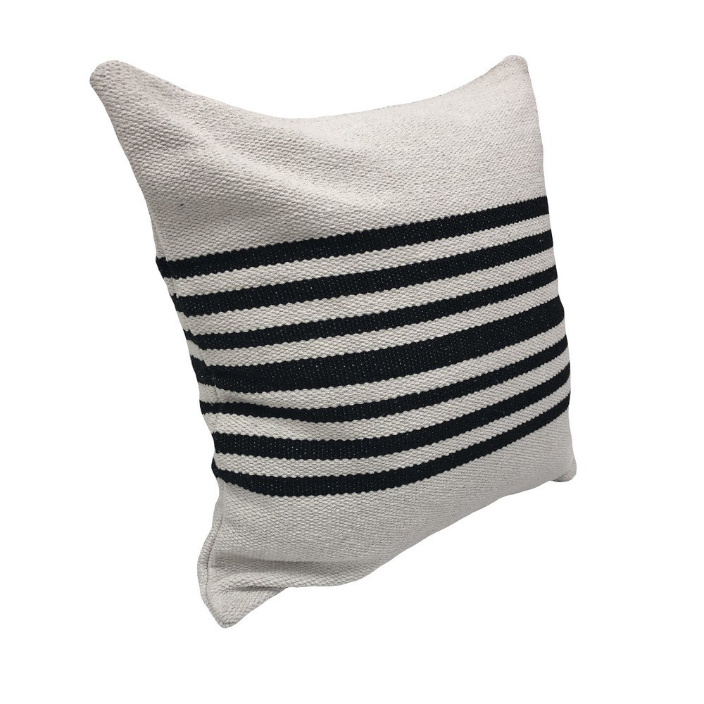 Square_Ox Bay Hand Woven Stripe Cotton Pillow Cover Rajani Home