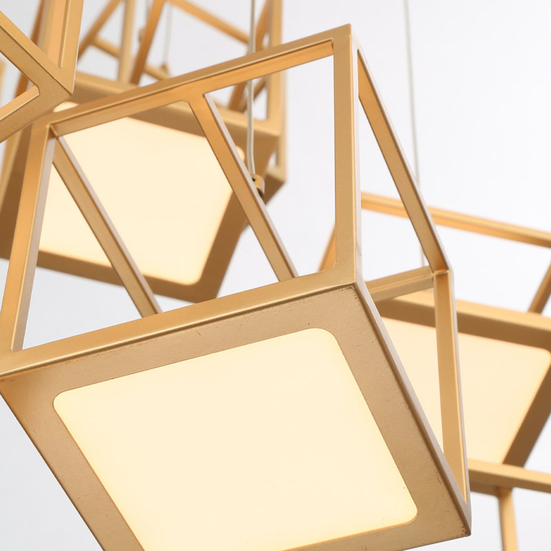 Ferro 1 - Light LED Pendant, Gold