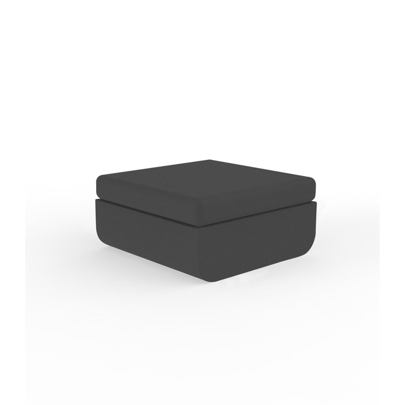 Ulm - Resin Ottoman - Basic, Anthracite