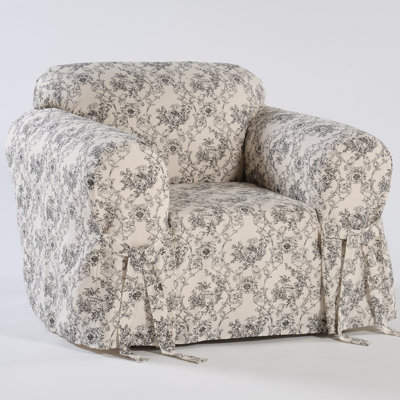 Cotton Box Cushion Armchair Slipcover