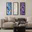 Framed Backlit Gemstone Panel