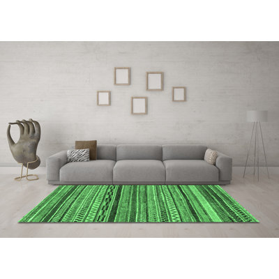 Washable Geometric Indoor Rug