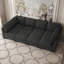 Grand canapé, canapé-lit modulaire rembourré en velours givré d'une profondeur de siège de 35 pouces avec housse de coussin amovible-900001379