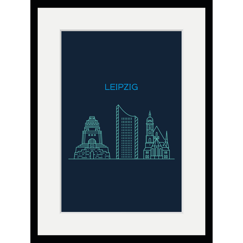 Leipzig Skyline - Single Picture Frame Print