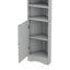 Grande armoire d'angle avec 2 portes, 3 tablettes et une tablette exposée-1715170249