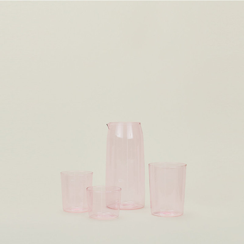 Blush Borosilicate Glassware Set of 4 - Small