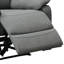 Fauteuil inclinable manuel 35 po Vesna, toile de jute bleue, assise rembourrée, bois massif-1557049167