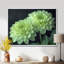 «Green Monochrom Mums Flowers Bouquet I», art mural «Mums»-1504830942-1504830938
