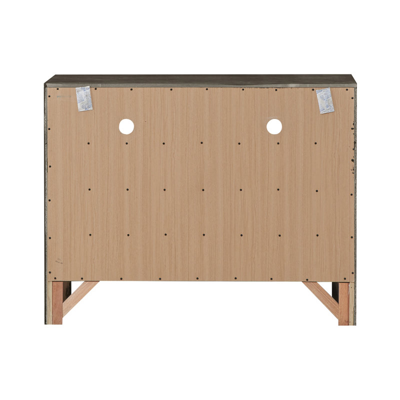 Commode média Marilla, gris, Gris