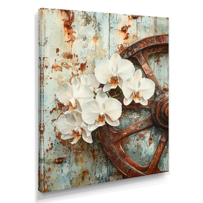 Kynston - impressions sur toile florales, Toile tendue, Ne s’applique pas, H 32 po x l 24 po