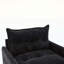 Fauteuil demi-tonneau pivotant de style Mid-Century moderne-1002184378