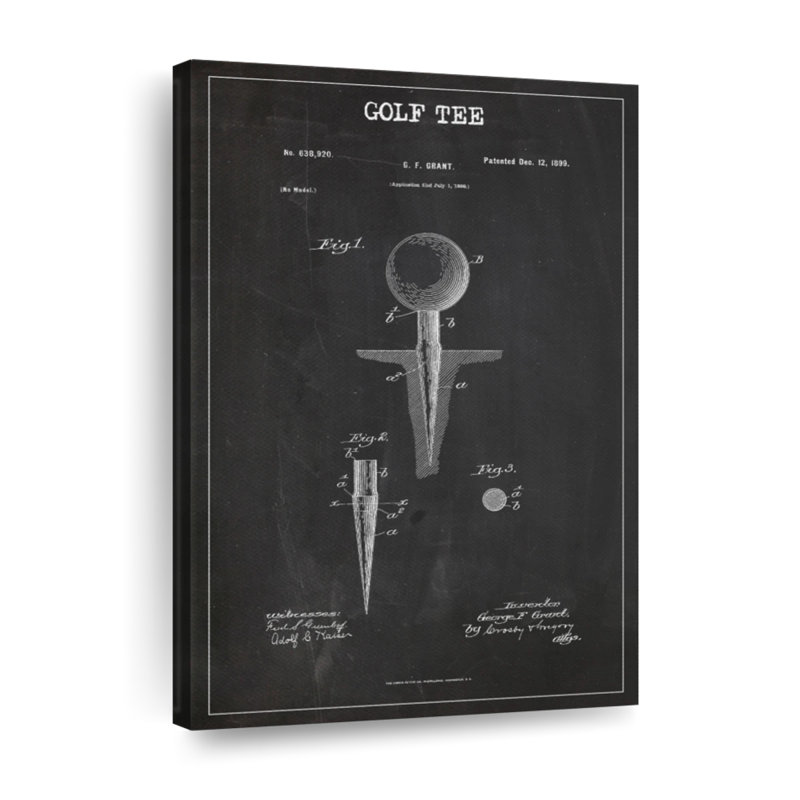«Golf Tee», reproduction sur toile, L 45 po x H 30 po