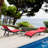 Raminez 3-Piece 81" PE Rattan Foldable Patio Chaise Lounge Set with Adjustable Backrest & Cushion, Outdoor Reclining Lounger with Foldable Coffee Table for Deck, Poolside, or Garden-853375081