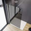 Walk in Shower Enclosure With Dark Grey Easy Clean Safety Glass -671703421-671703405
