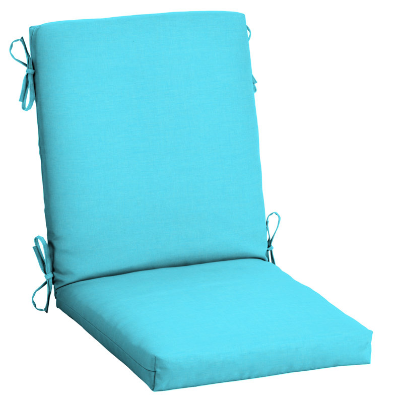 ARDEN Outdoor Lounge Chair 3.5" Cushion, 3.5" H x 20" W x 20" D, Pool Blue