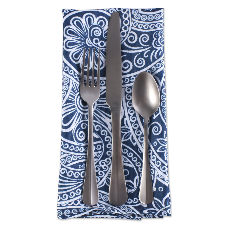 Mizuno Polyester Paisley Rectangle Napkin