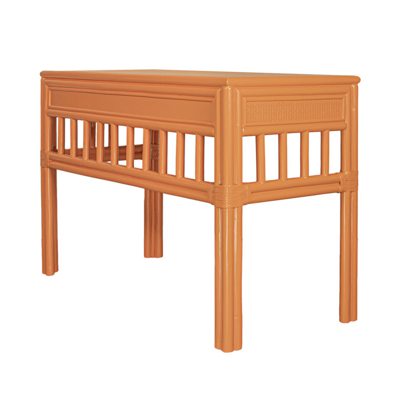 Colony Writing Desk, Citrus Orange
