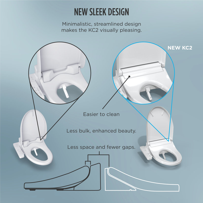 Washlet® KC2 Electronic Round Bidet Seat
