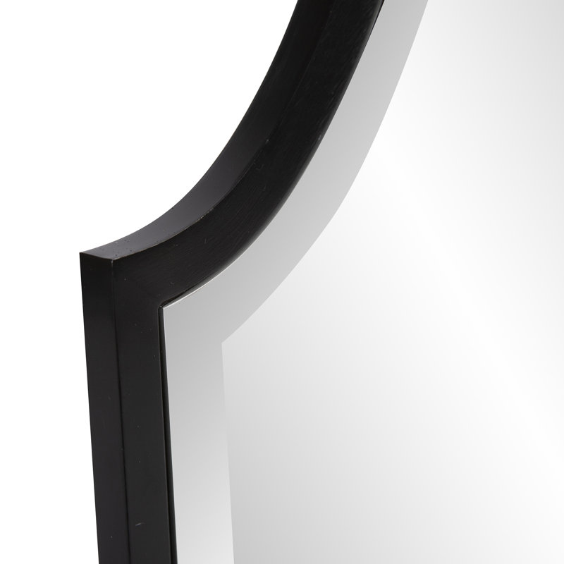 Miroir décoratif, Noir brossé, 27 po x 16 po