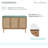 Classe 48" Bathroom Vanity in Oak-121723416-121723415