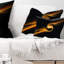 Coussin lombaire à motif de danse fractal 3d