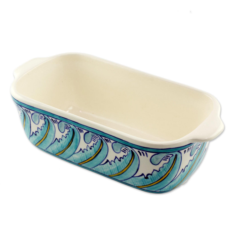 Rosecliff Heights Laprade 4.8'' x 10'' Ceramic Loaf Pan
