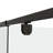 56 - 60" W X 71" H Shower Door, 1/4" Tempered Clear Glass, Matte Black Pivot Swing, Reversible Install, Stainless Steel Handle, Magnetic Seal, Leak Resistance Design Swing Glass Enclosure, H, Black,-121478924