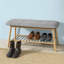 Brigid Solid Wood Storage Bench