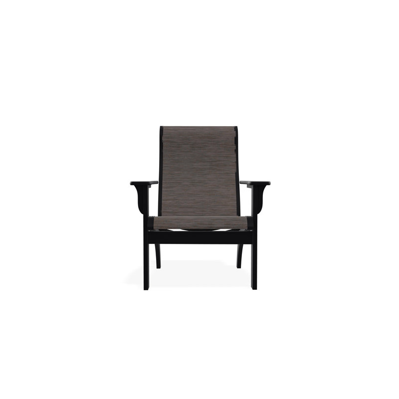 Chaise Adirondack en polymère de qualité marine, Noir, James