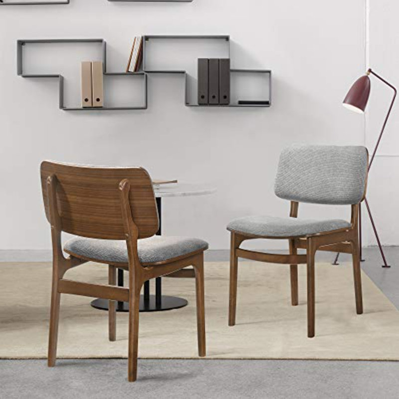 Chaise d'appoint Windsor, Brun / Gris