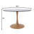 Hallett Round Dining Table With MDF Table Top And Steel Pedestal Base For Modern Kitchen And Dining Room-1101635817-1099531406
