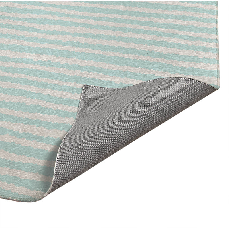 Tapis de bureau léger Long Gen, L 3 pi x L 2 pi, Bleu clair
