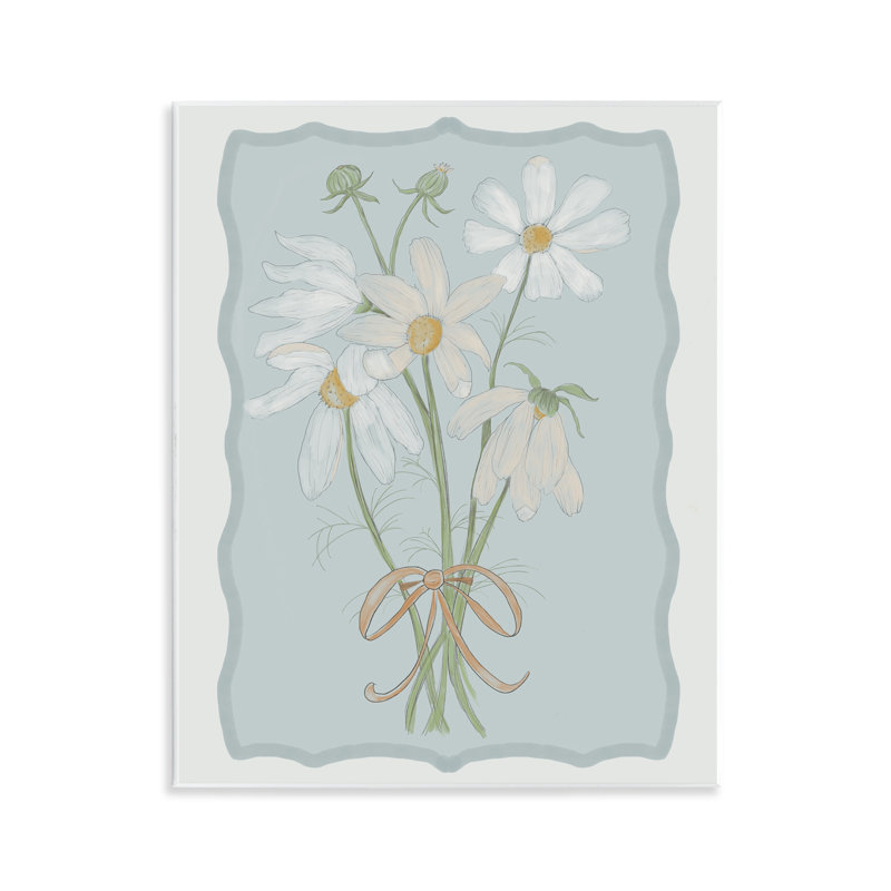 Plaque murale «Spring Clippings Daisies» par Leslie Hermosa