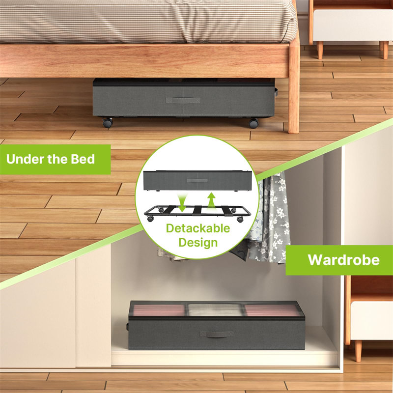 Rebrilliant Fabric Underbed Storage