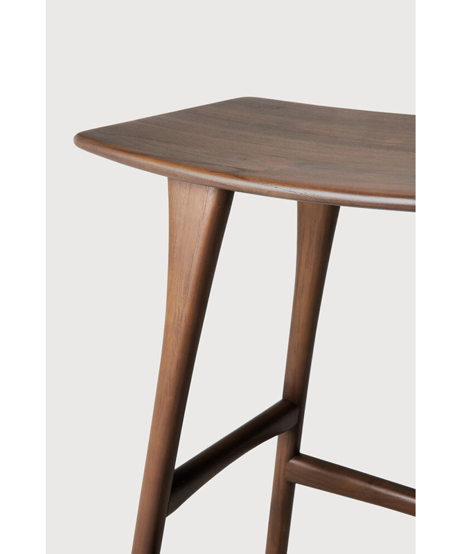 Osso Solid Wood, Teak, Bar Stool (30.91" Seat Height)