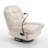 Recliner, Reclining Lazy Chair, Mobile Phone Holder, Large And Comfortable Reading Chair, Swivel Gliding Rocking Chair, Gold-Stamped Velvet-453407437