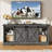 70" Farmhouse Tv Stand For 75 Inch Tvs With Sliding Barn Door, Rustic Wood Entertainment Center Large Media Console Cabinet For Living Room-2060522159-2030403354