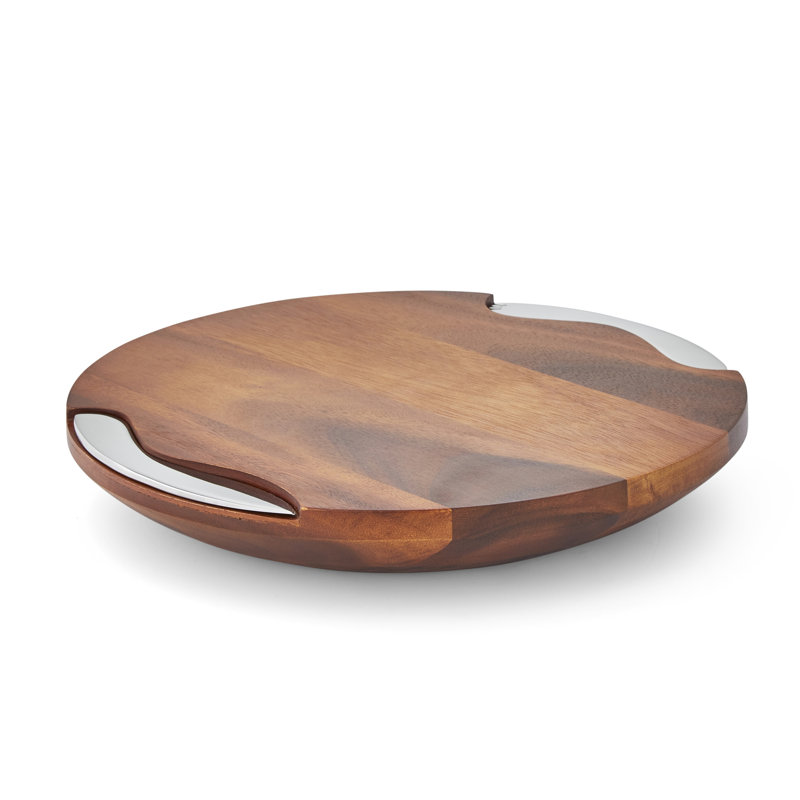 Nambe Cheese Block W/ Knife & Spread
