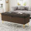 Banc de rangement avec repose-pieds Coffee-562980229
