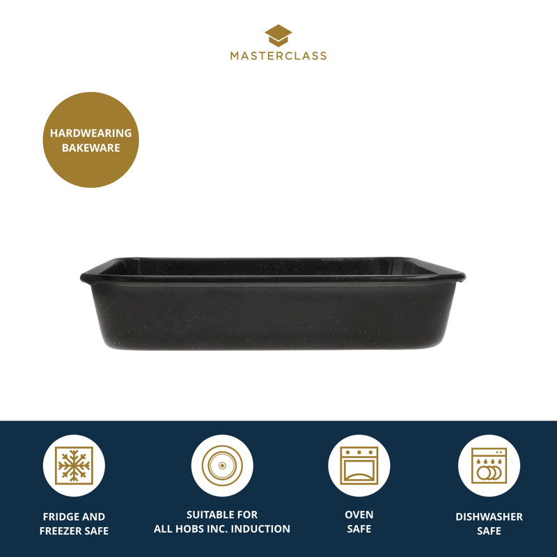 MasterClass Square Carbon Steel Baker Bakeware